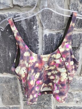 Lululemon Multicolor Align Tank Top Size 6 Soft Focus Splatter Green Multi